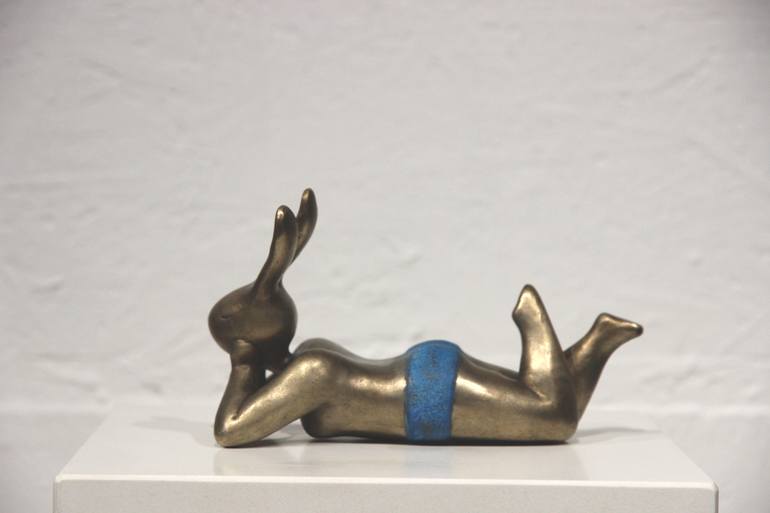 Original Contemporary Time Sculpture by Landia Davies