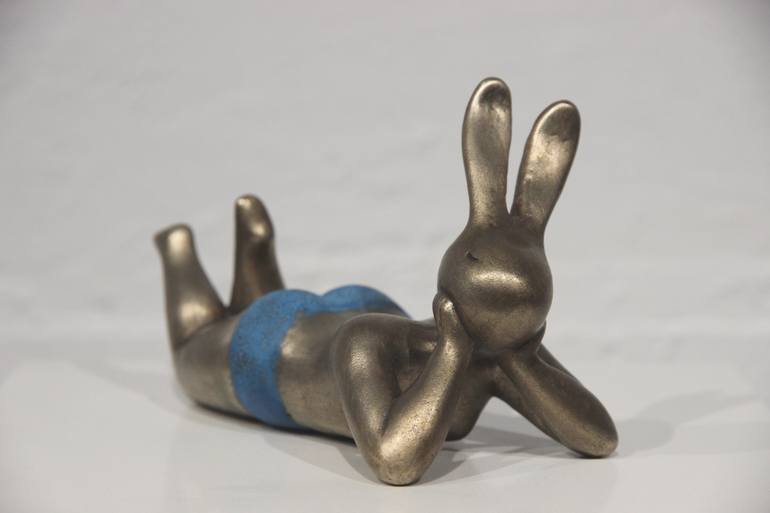 Original Contemporary Time Sculpture by Landia Davies