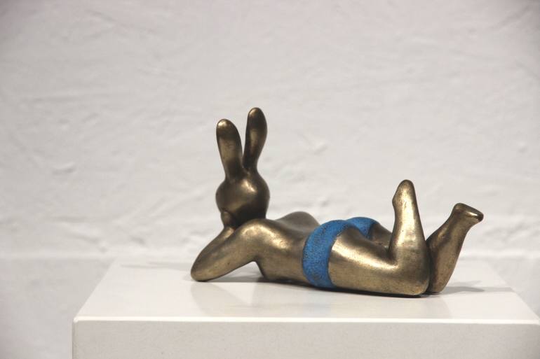 Original Contemporary Time Sculpture by Landia Davies