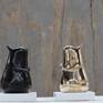 Hello Creature I & II (Bronze & Bronze with Black Patina)