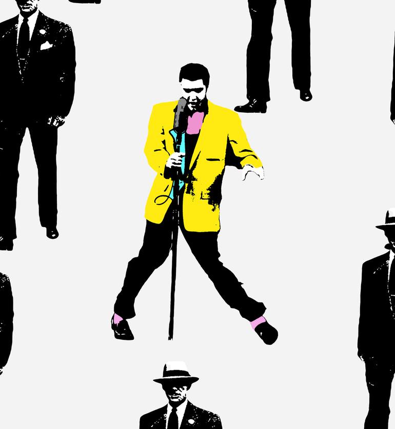 Original Illustration Pop Culture/Celebrity Mixed Media by Mario Ubaldino