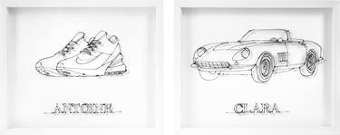 Original Figurative Car Drawings by Agnès Audras Filstories