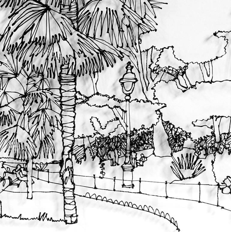 Original Figurative Architecture Drawing by Agnès Audras Filstories