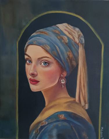 Original Realism Women Paintings by Milena Majstorovic