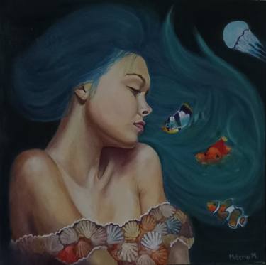 Original Surrealism Women Paintings by Milena Majstorovic