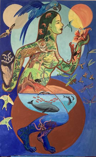 Print of Figurative Nature Paintings by Sal Sidner