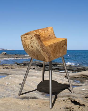 Olive Wood Sculpture Furniture Akalie Chair thumb