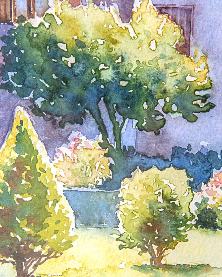 Original Contemporary Architecture Painting by Alfiya Galiullina