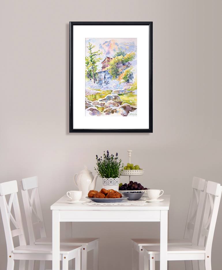 Original Contemporary Nature Painting by Alfiya Galiullina