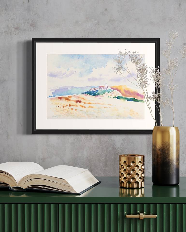 Original Contemporary Landscape Painting by Alfiya Galiullina