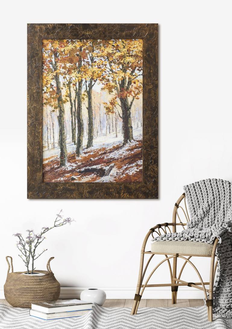 Original Landscape Painting by Alfiya Galiullina