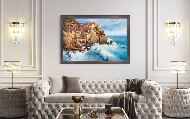 Original Seascape Painting by Alfiya Galiullina