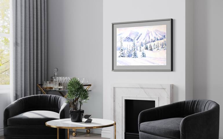 Original Figurative Landscape Painting by Alfiya Galiullina