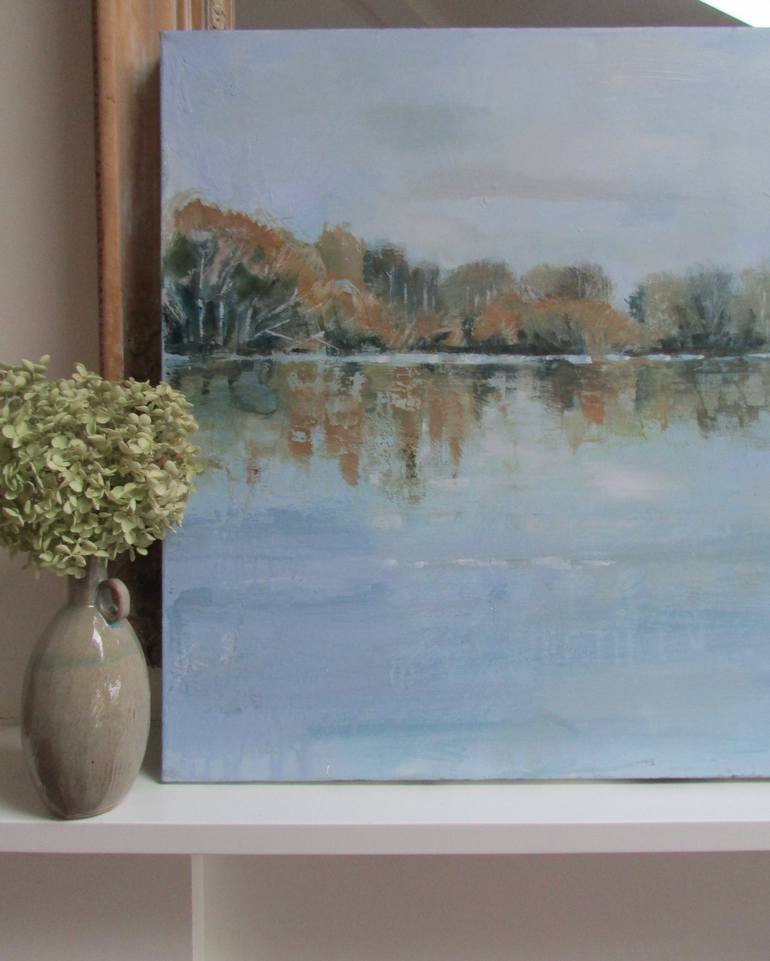 Original Abstract Water Painting by Helena Butler