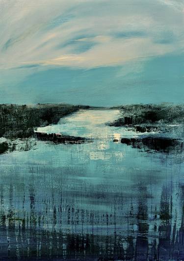 Original Abstract Expressionism Landscape Paintings by Helena Butler