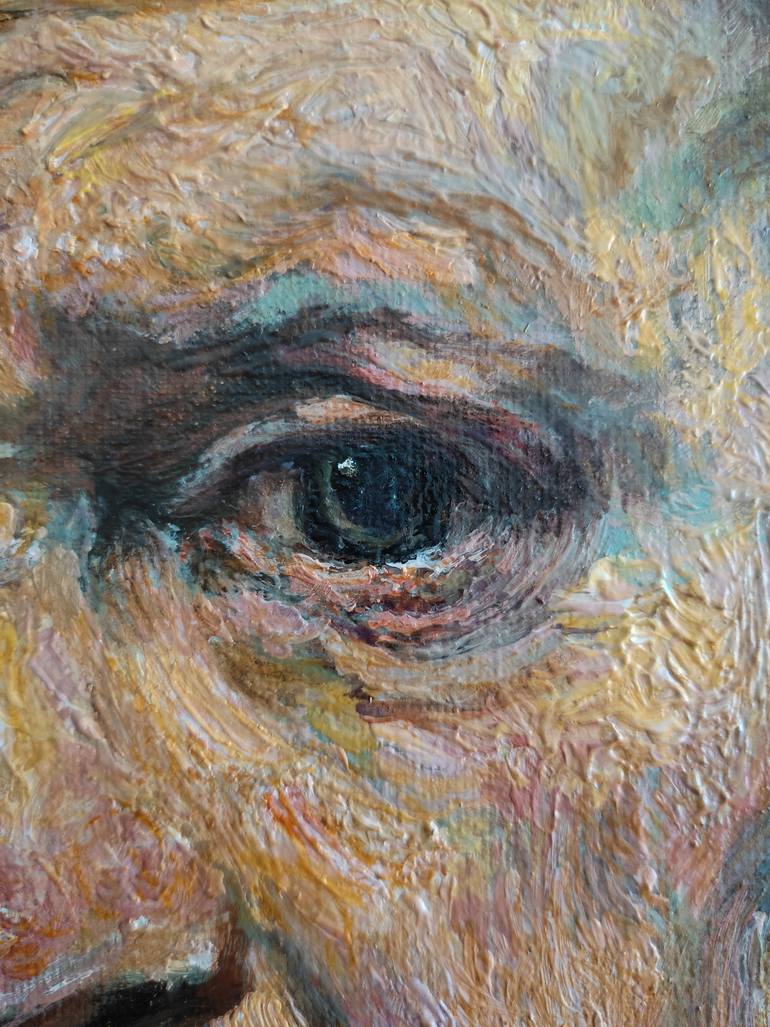 Copy of Rembrandt's Self-portrait, 1659 Painting by Olexii Nikitchenko |  Saatchi Art Greece, image size:770x1027