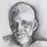 Thich Nhat Hanh Drawing by Madhu Krishna