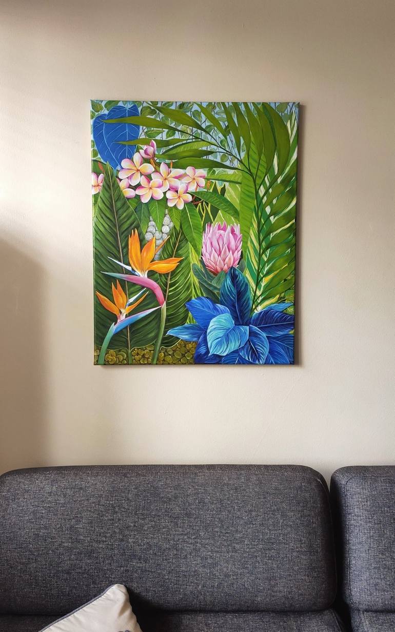 Original Fine Art Floral Painting by Victoria Bogdan