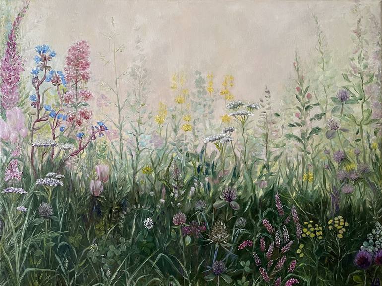 Original Impressionism Botanic Painting by Victoria Bogdan