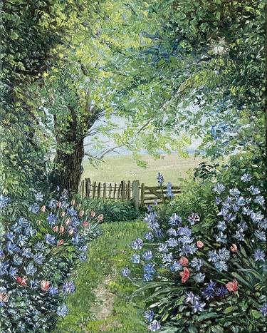 Original Impressionism Landscape Painting by Victoria Bogdan