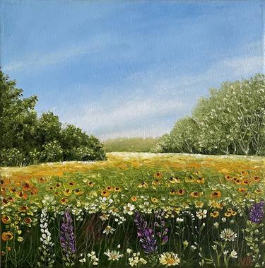 Original Impressionism Landscape Painting by Victoria Bogdan