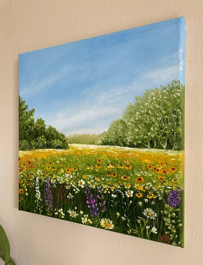 Original Impressionism Landscape Painting by Victoria Bogdan