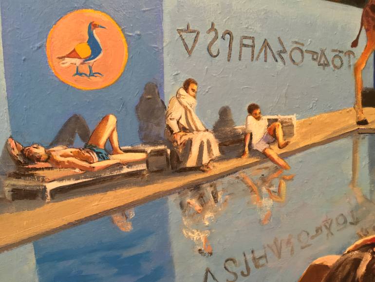 Original Figurative Water Painting by Roy Forget