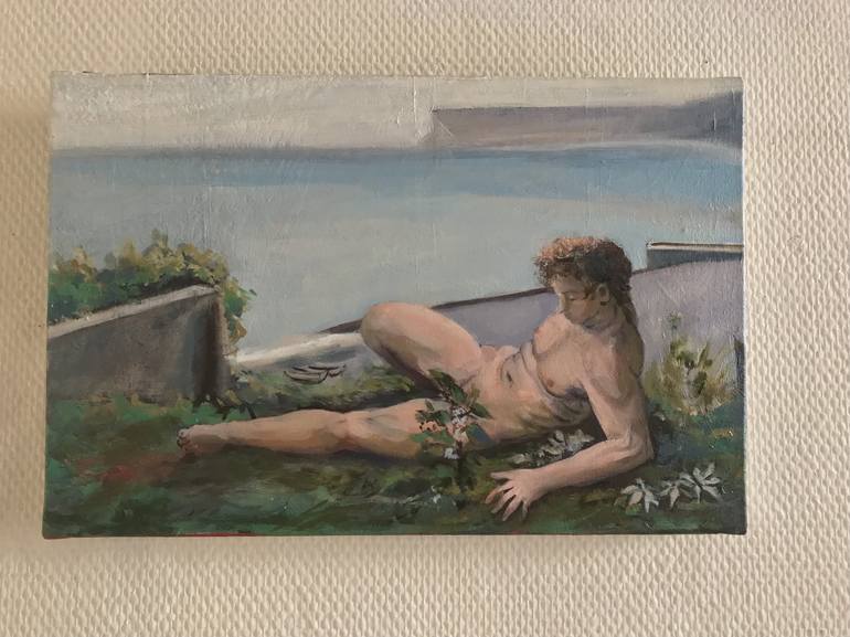 Original Figurative Nude Painting by Roy Forget