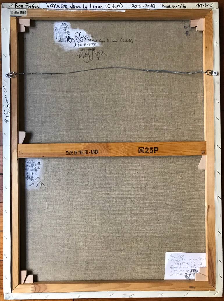 Original Figurative Fantasy Painting by Roy Forget