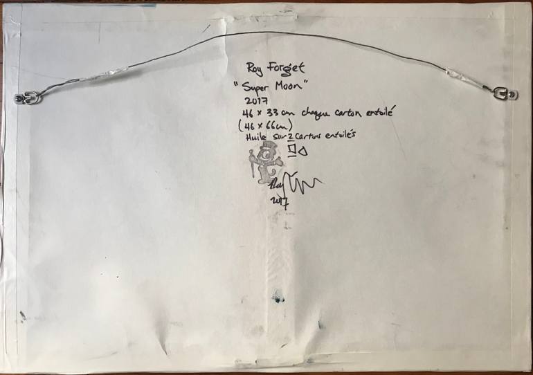 Original Figurative Light Painting by Roy Forget