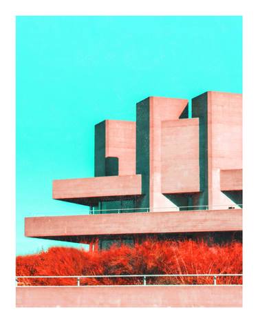 National Theatre - Brutalist Icons - Large (50 x 70cm) thumb