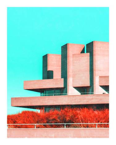 National Theatre - Brutalist Icons - Small (30 x 40 cm) thumb
