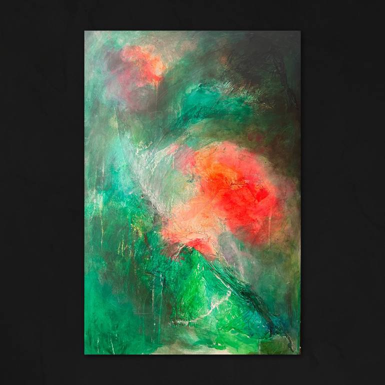 Original Abstract Expressionism Abstract Painting by Sarah Lorrimer-Riley