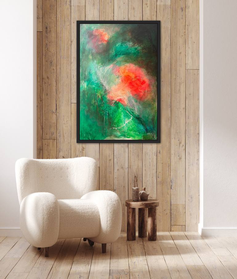 Original Abstract Expressionism Abstract Painting by Sarah Lorrimer-Riley