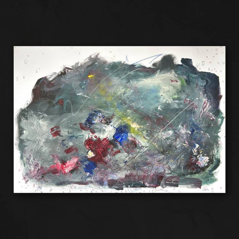 Original Abstract Expressionism Abstract Paintings by Sarah Lorrimer-Riley