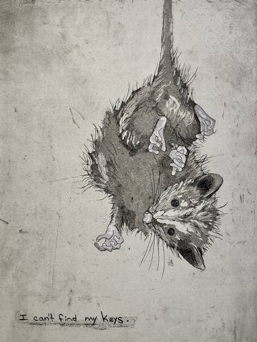Original Pop Art Animal Printmaking by Shara Mercado Poole