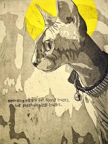Print of Dada Animal Printmaking by Shara Mercado Poole
