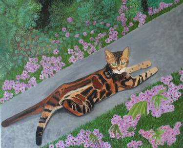 Original Realism Cats Paintings by Tanya Young