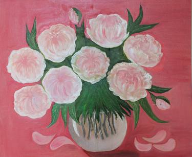 Print of Fine Art Floral Paintings by Tanya Young