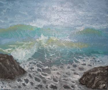 Print of Seascape Paintings by Tanya Young