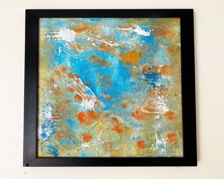 Original Abstract Expressionism Abstract Painting by Rose Orongan