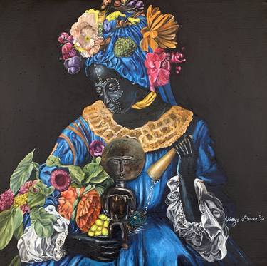 Original Contemporary Classical Mythology Paintings by Bukola Orioye