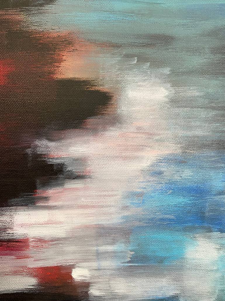 Original Abstract Expressionism Abstract Painting by Lila French