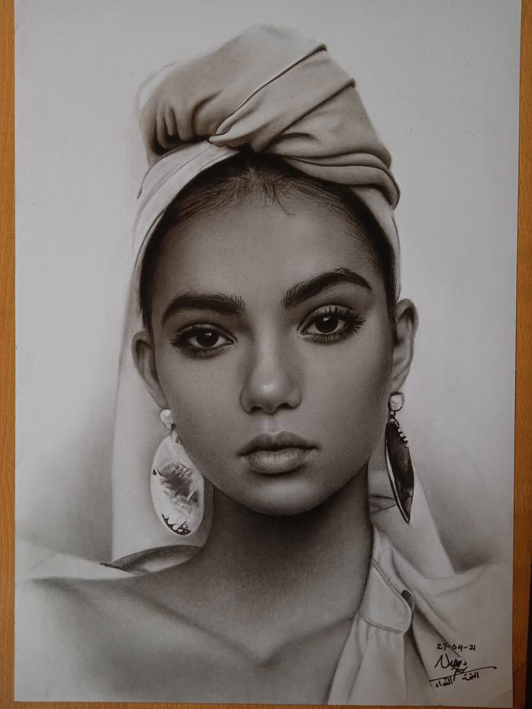 Inka Williams Drawing by Iftikhatun Nida | Saatchi Art