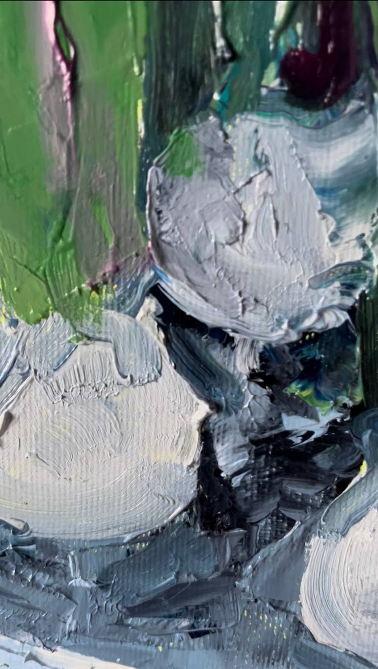 Original Contemporary Floral Painting by Zoya Maystruk