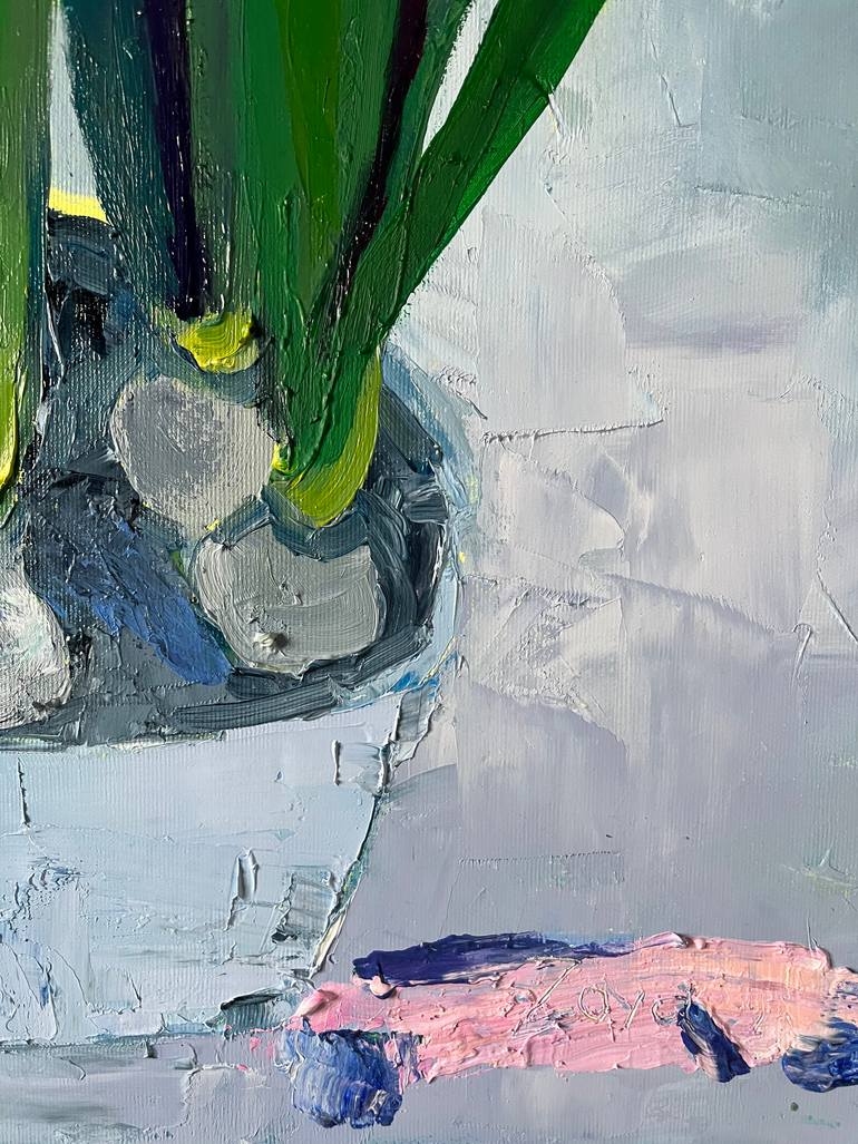 Original Contemporary Floral Painting by Zoya Maystruk