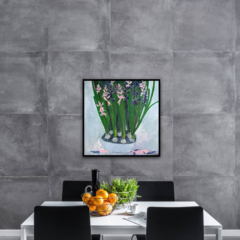 Original Contemporary Floral Painting by Zoya Maystruk