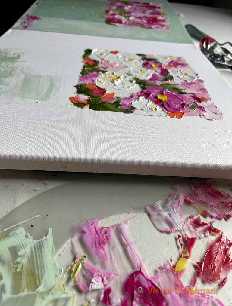 Original Floral Painting by Zoya Maystruk