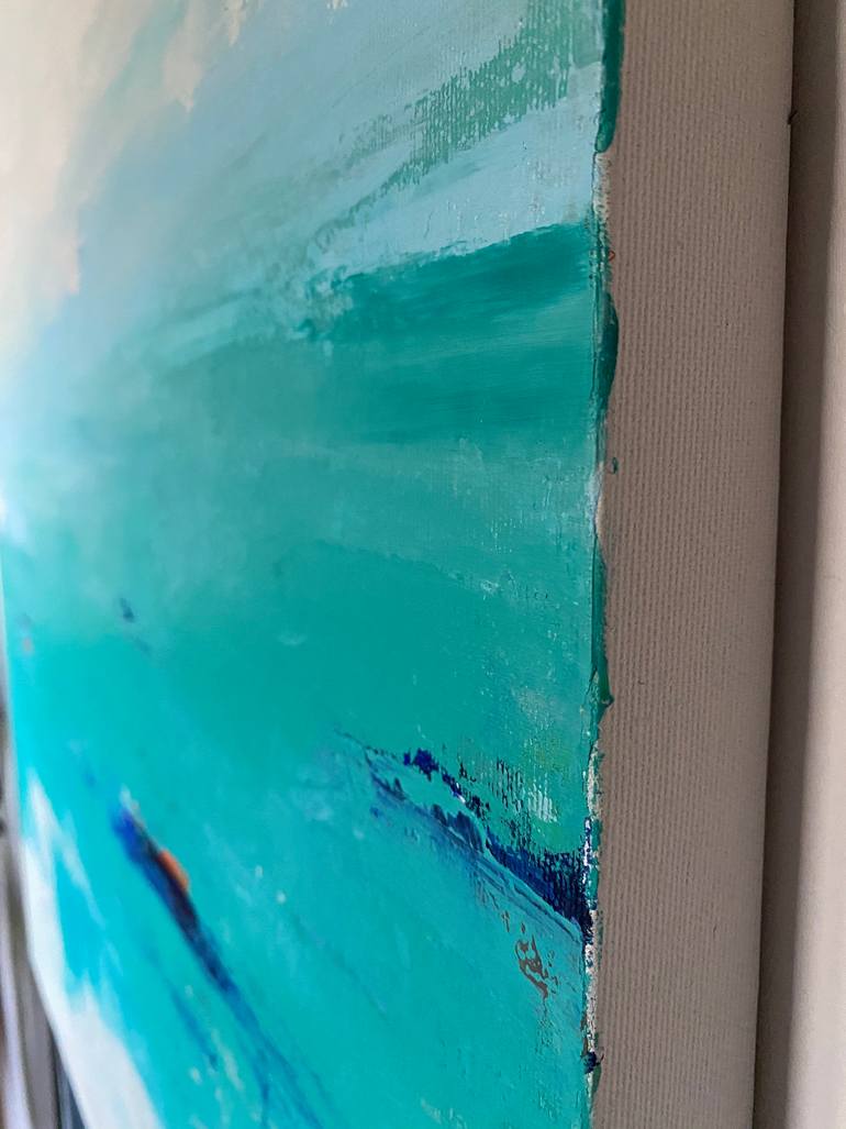 Original Abstract Expressionism Landscape Painting by Zoya Maystruk