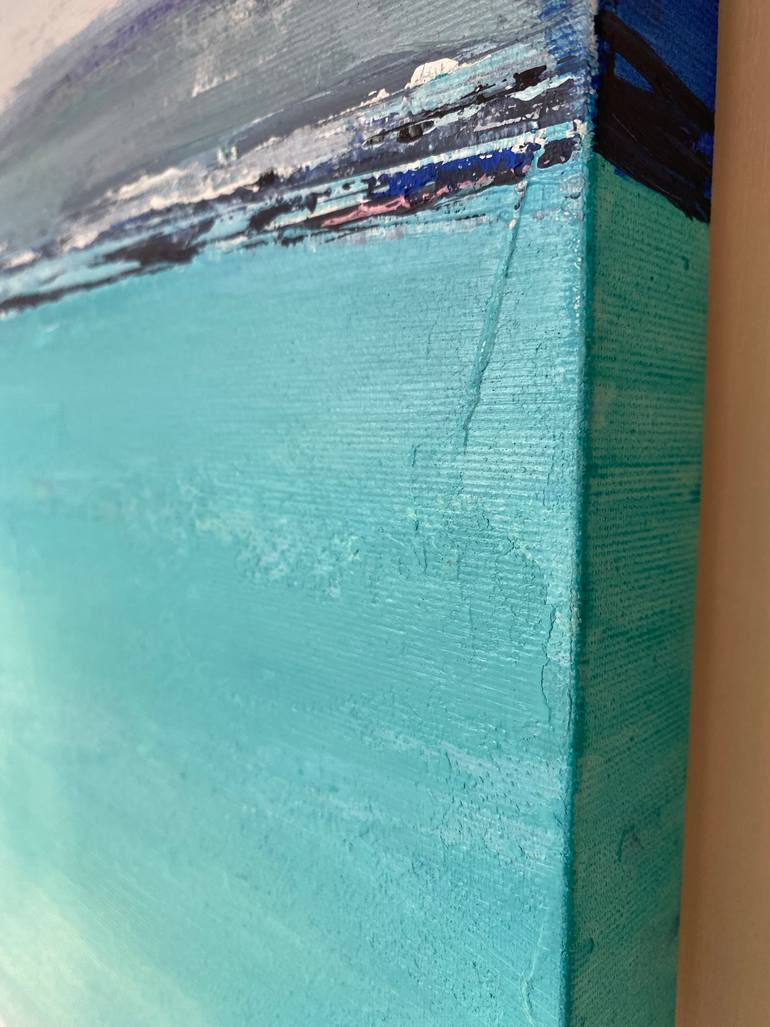Original Abstract Expressionism Landscape Painting by Zoya Maystruk